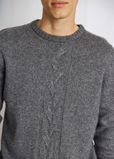 BS Tormod Regular Fit Stickat - Grey