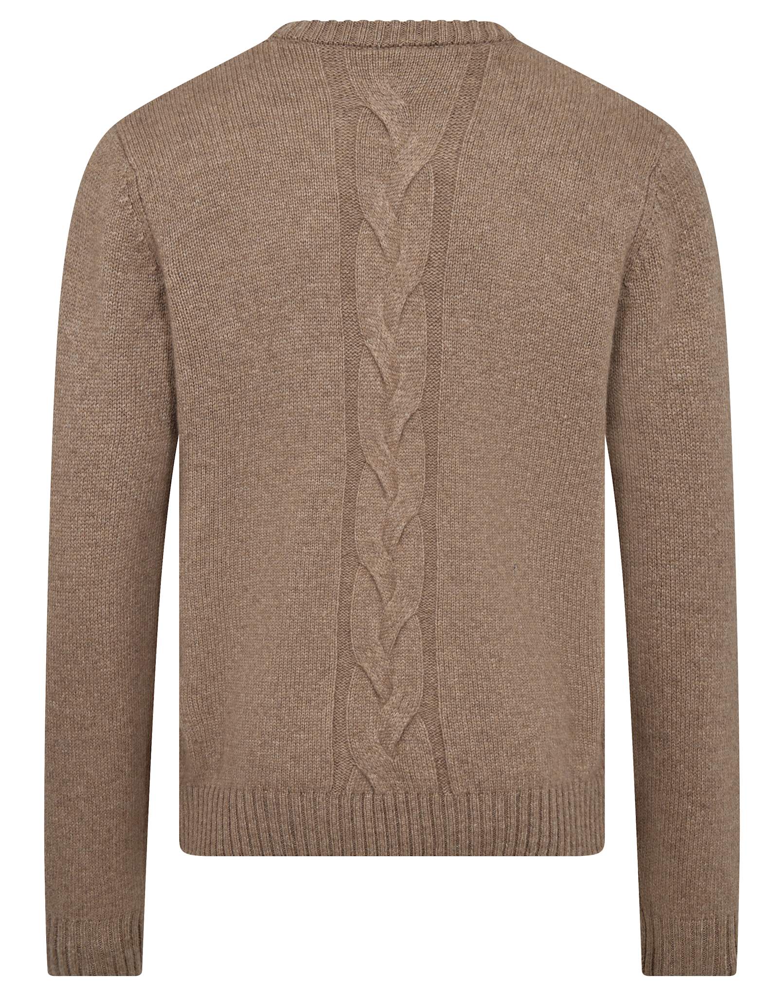 BS Tormod Regular Fit Stickat - Brown