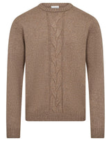 BS Tormod Regular Fit Stickat - Brown