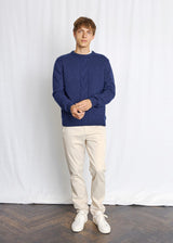 BS Tormod Regular Fit Stickat - Thunder