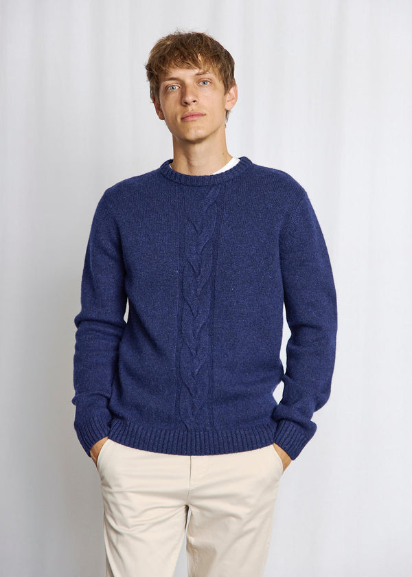 BS Tormod Regular Fit Stickat - Thunder
