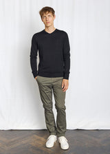 BS Uranus Regular Fit Stickat - Black