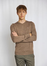 BS Uranus Regular Fit Stickat - Brown