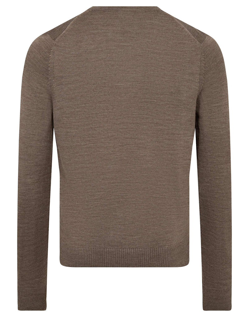 BS Uranus Regular Fit Stickat - Brown