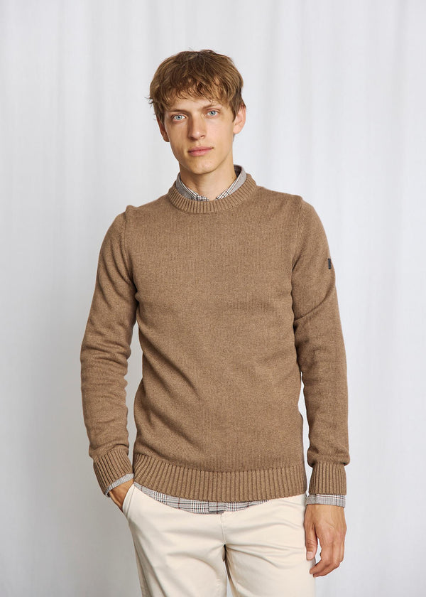 BS Thorstein Regular Fit Stickat - Brown
