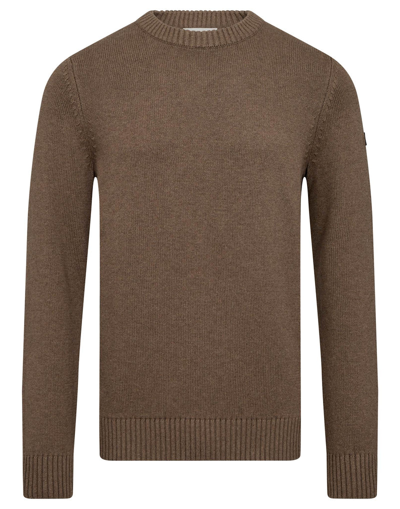 BS Thorstein Regular Fit Stickat - Brown