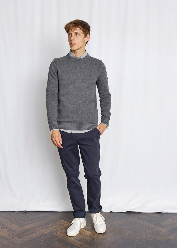 BS Thorstein Regular Fit Stickat - Grey