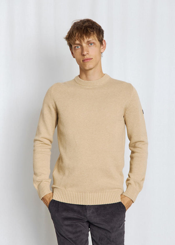 BS Thorstein Regular Fit Stickat - Sand