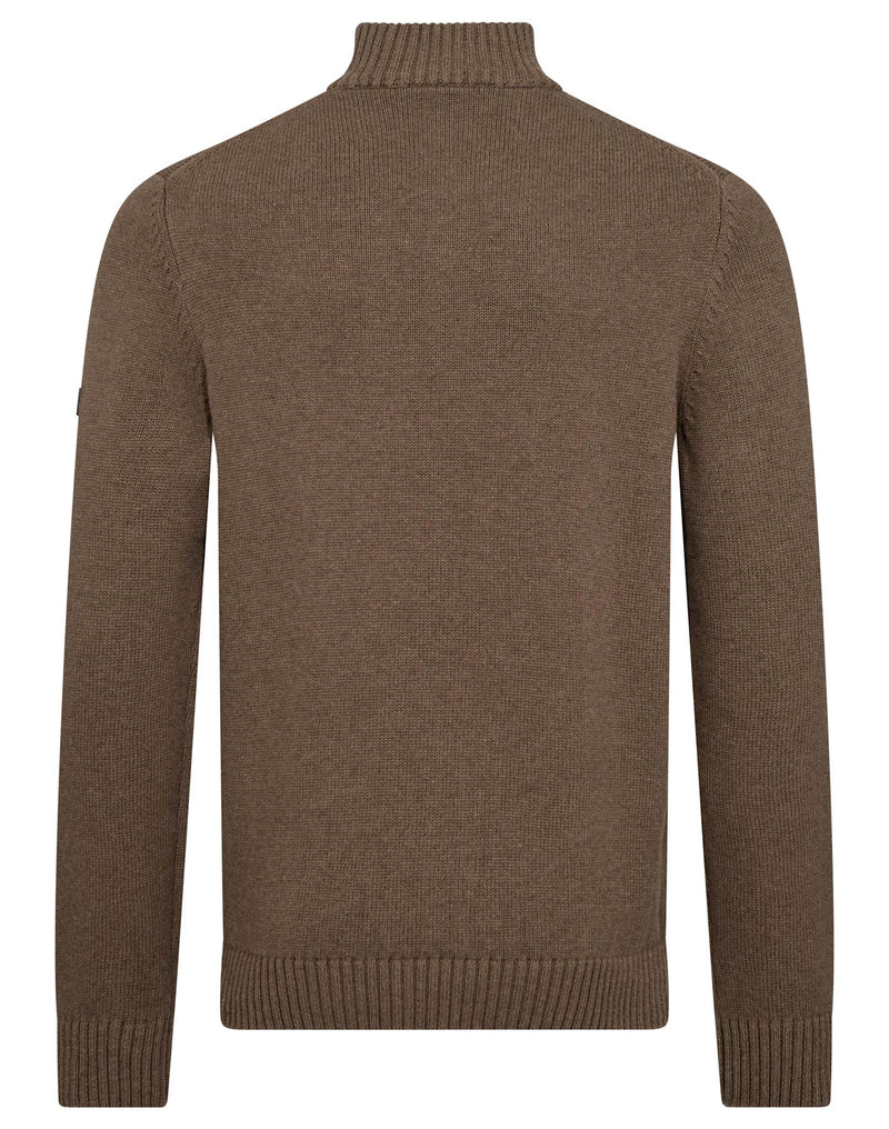 BS Stian Regular Fit Stickat - Brown