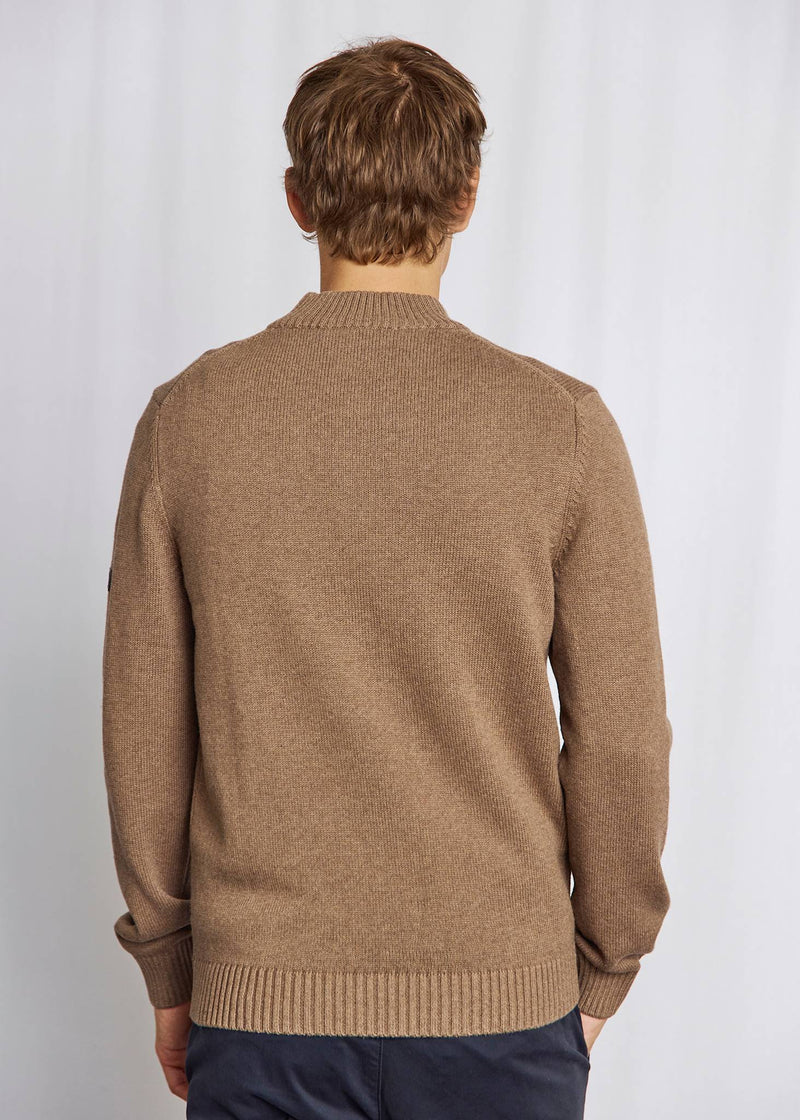 BS Stian Regular Fit Stickat - Brown