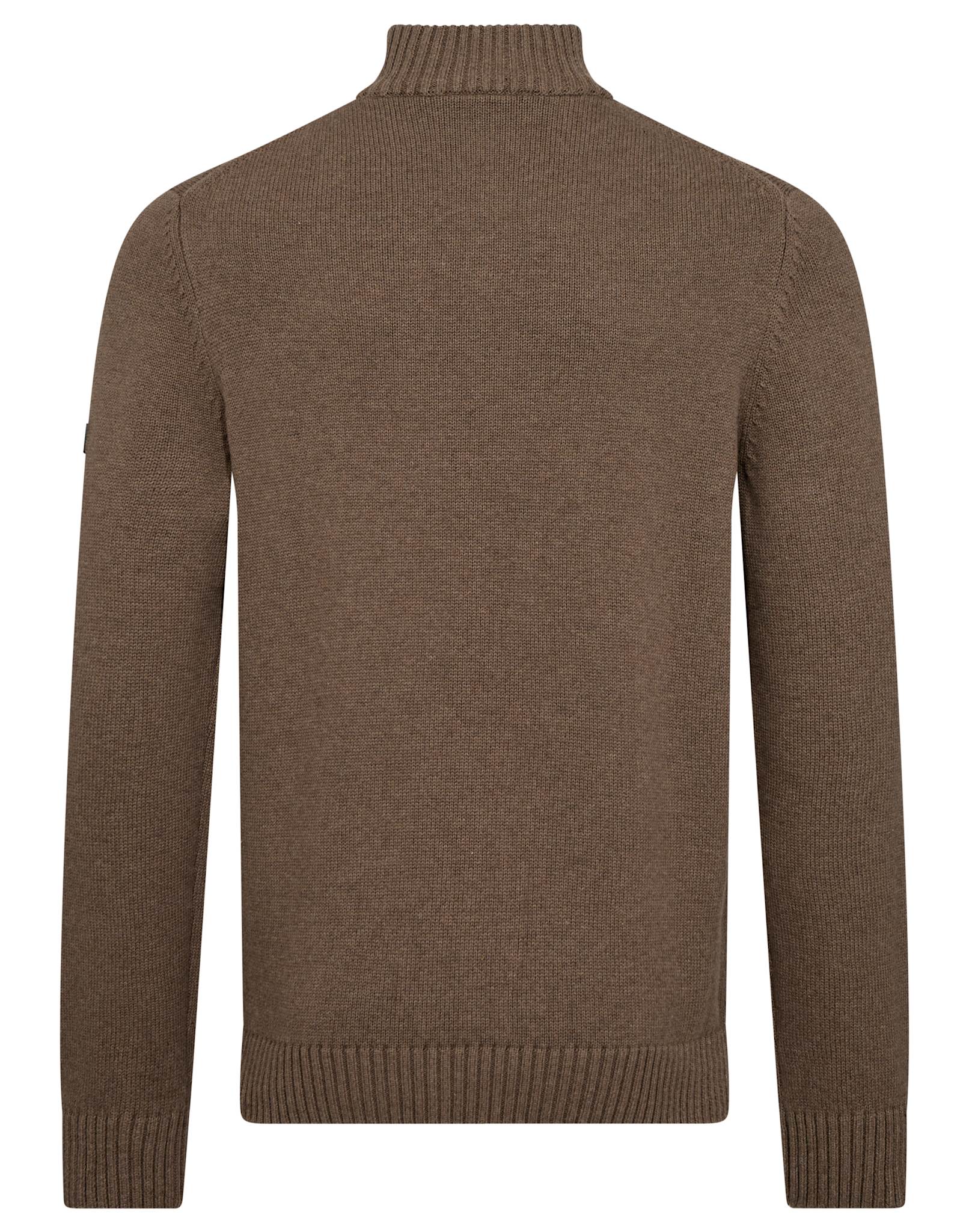 BS Stian Regular Fit Stickat - Brown