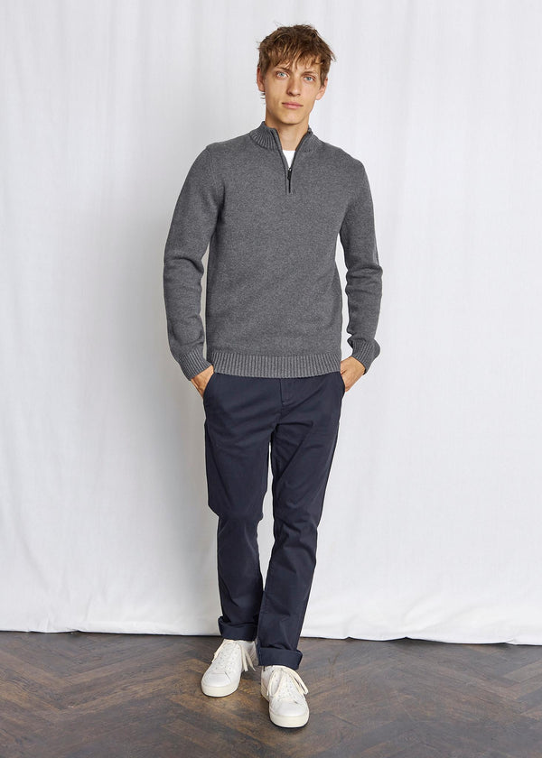 BS Stian Regular Fit Stickat - Grey
