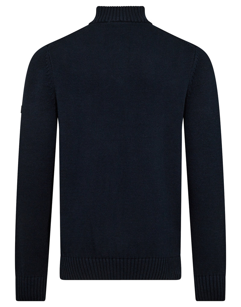 BS Stian Regular Fit Stickat - Navy