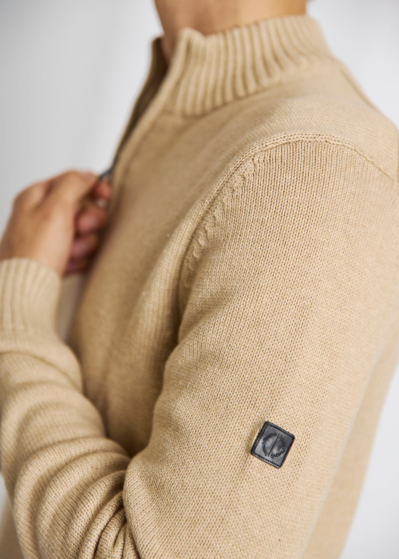 BS Stian Regular Fit Stickat - Sand