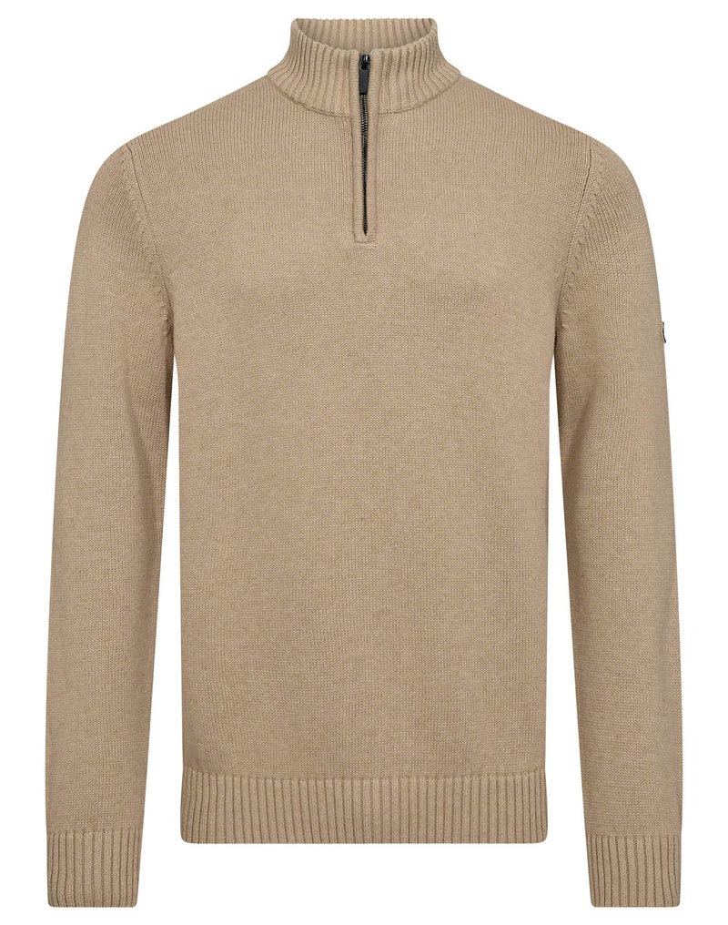 BS Stian Regular Fit Stickat - Sand