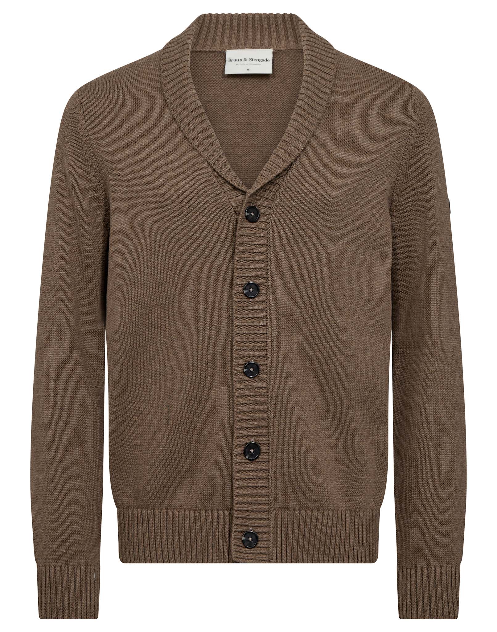 BS Bjarte Regular Fit Stickat - Brown