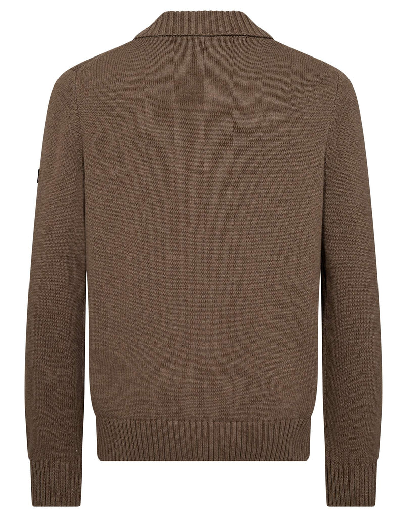 BS Bjarte Regular Fit Stickat - Brown