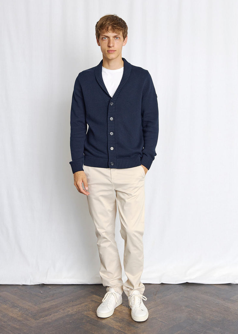 BS Bjarte Regular Fit Stickat - Navy