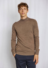 BS Froder Regular Fit Stickat - Brown