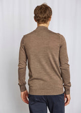 BS Froder Regular Fit Stickat - Brown