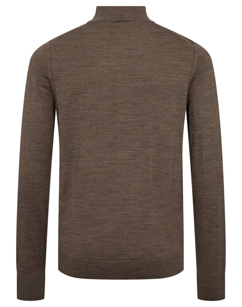 BS Froder Regular Fit Stickat - Brown