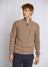 BS Askel Regular Fit Stickat - Brown