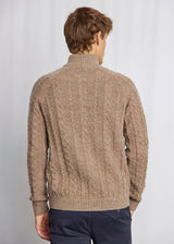 BS Askel Regular Fit Stickat - Brown