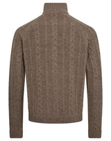 BS Askel Regular Fit Stickat - Brown