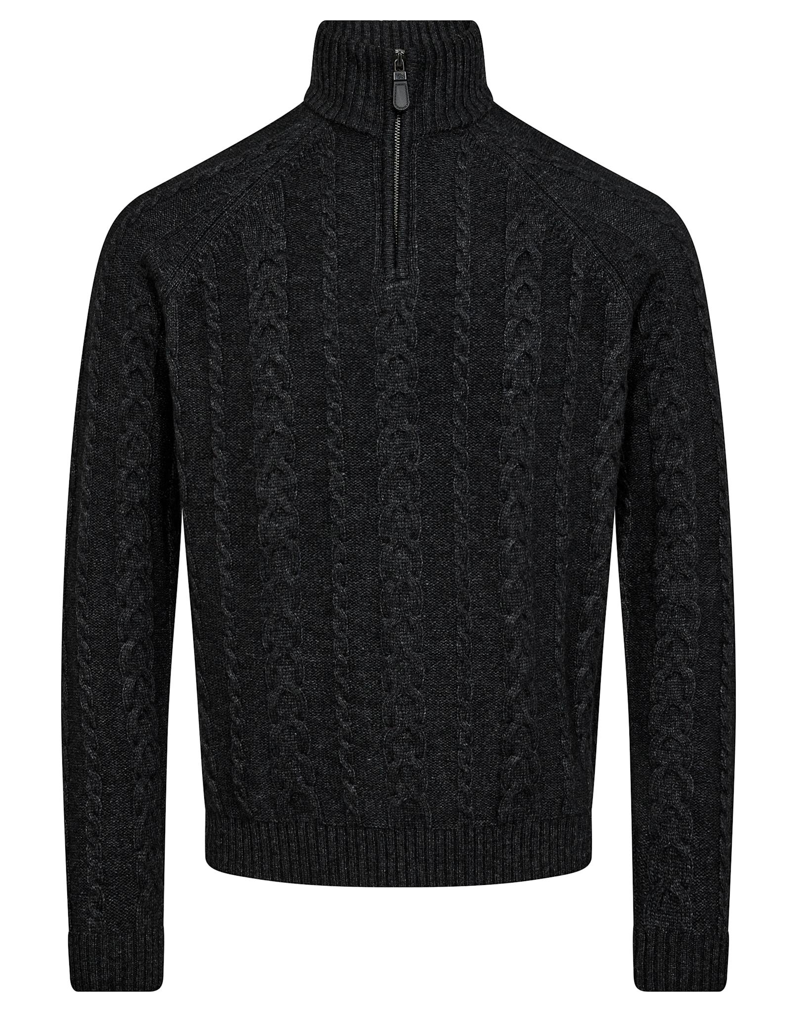 BS Askel Regular Fit Stickat - Charcoal