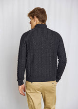 BS Askel Regular Fit Stickat - Charcoal