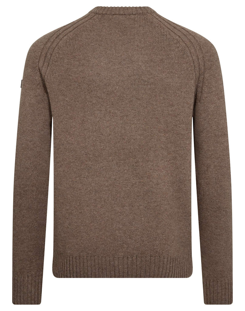 BS Baldor Regular Fit Stickat - Brown