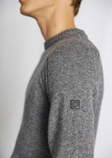 BS Baldor Regular Fit Stickat - Grey