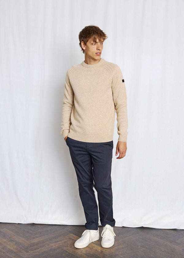 BS Baldor Regular Fit Stickat - Sand