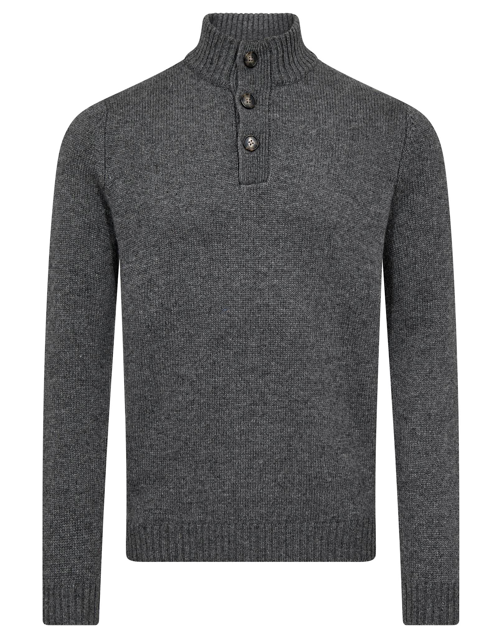 BS Alrek Regular Fit Stickat - Grey