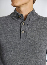 BS Alrek Regular Fit Stickat - Grey