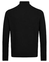 BS Waldis Regular Fit Stickat - Black
