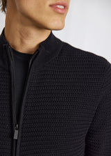 BS Waldis Regular Fit Stickat - Black
