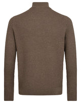 BS Waldis Regular Fit Stickat - Brown