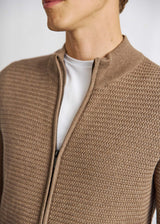 BS Waldis Regular Fit Stickat - Brown