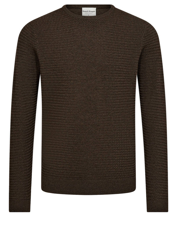 BS Arnlaug Regular Fit Stickat - Forest