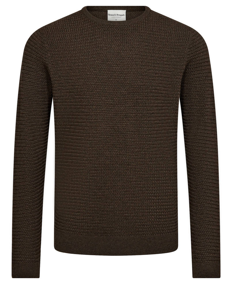 BS Arnlaug Regular Fit Stickat - Forest