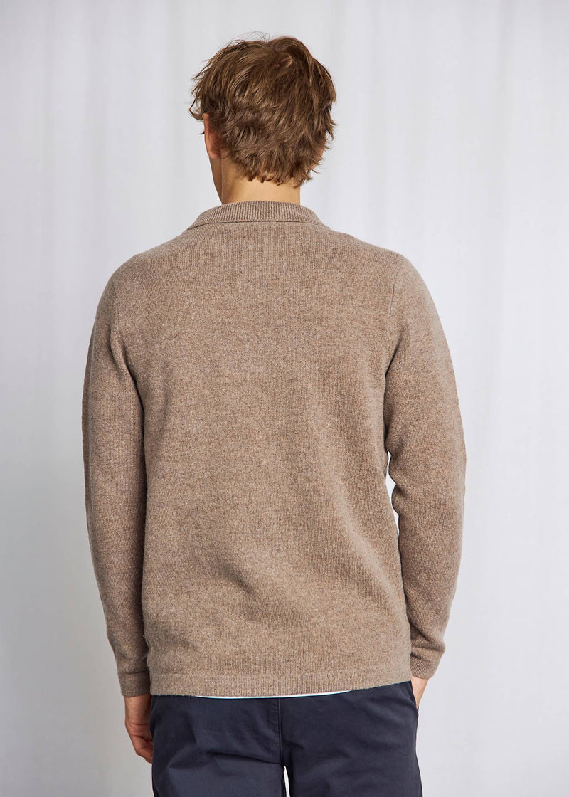 BS Nannak Regular Fit Stickat - Brown