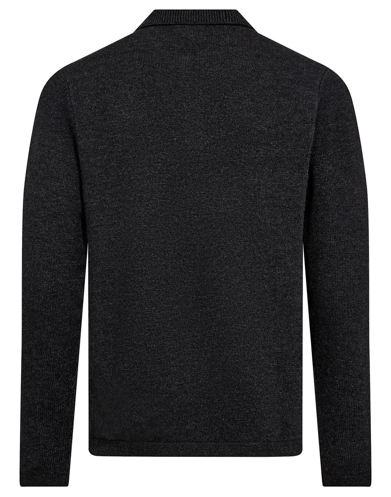 BS Nannak Regular Fit Stickat - Charcoal
