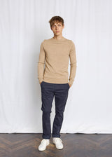 BS Malik Regular Fit Chinos - Navy