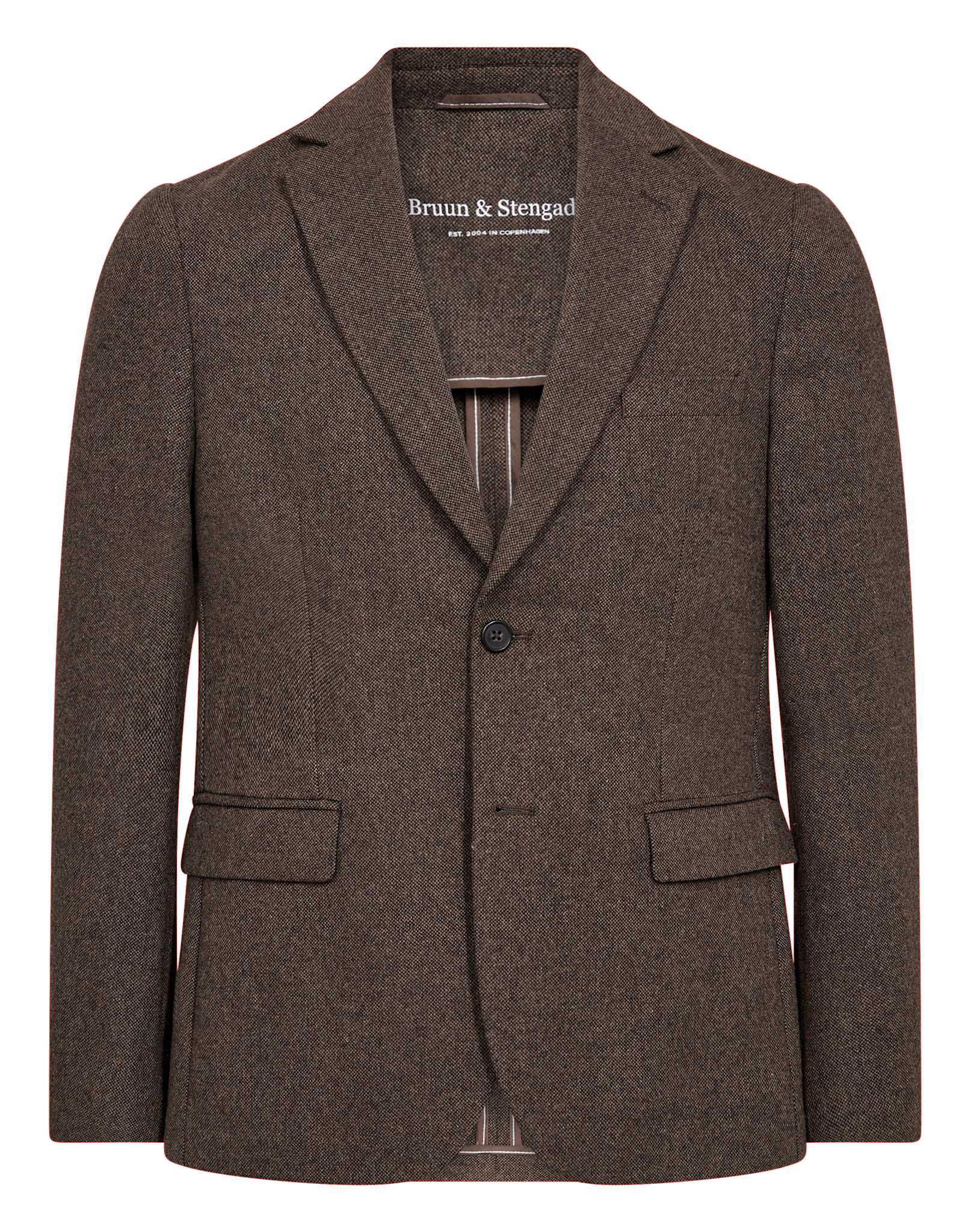 BS Chiavari Classic Fit Kavaj - Brun
