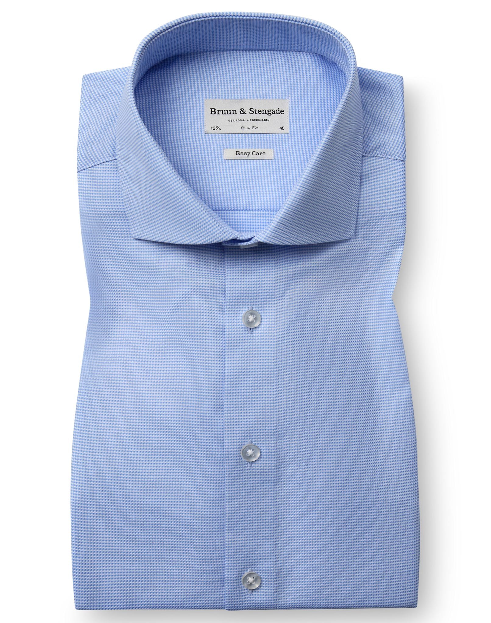 BS Acuna Slim Fit Skjorta - Light Blue