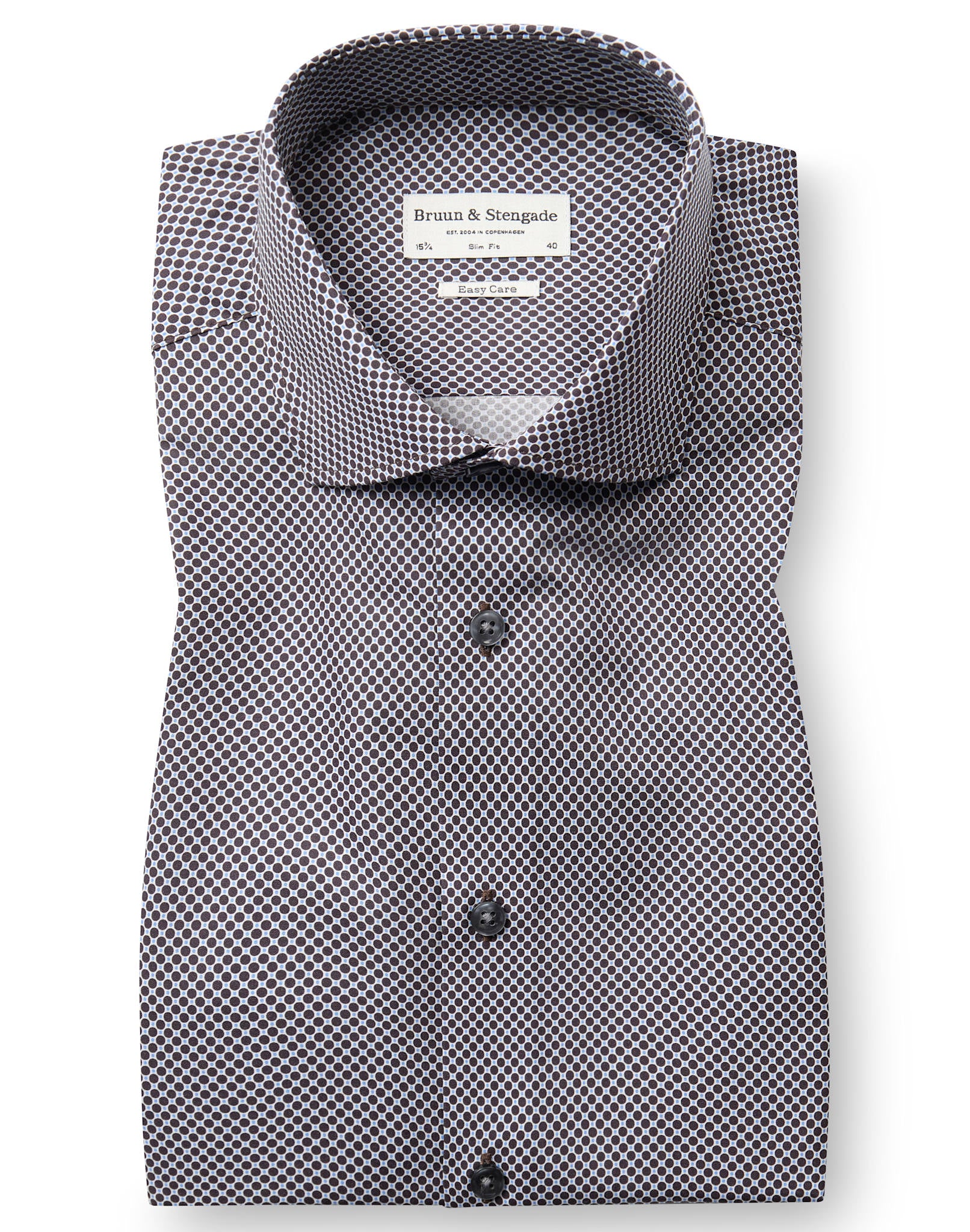 BS Arenado Slim Fit Skjorta - Brun