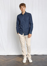 BS Arozarena Slim Fit Skjorta - Navy