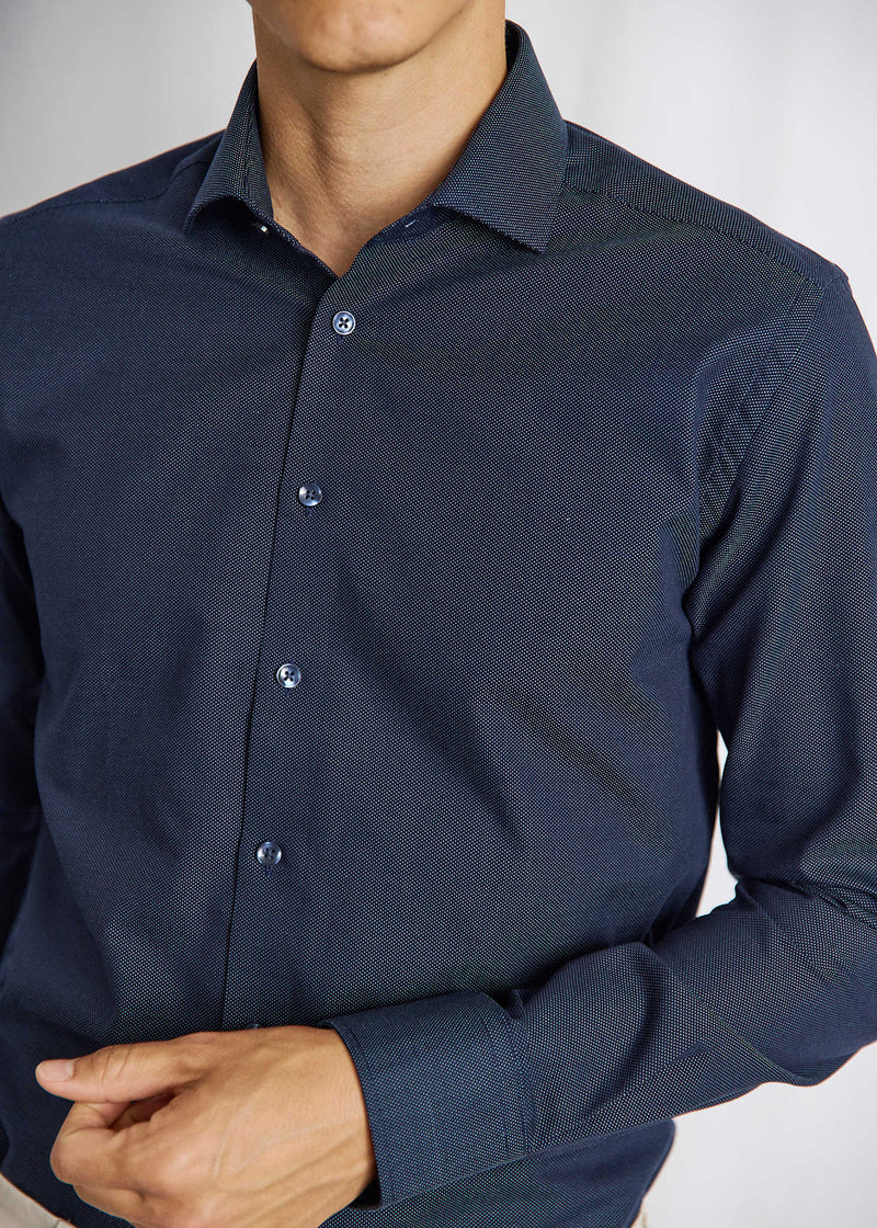 BS Arozarena Slim Fit Skjorta - Navy