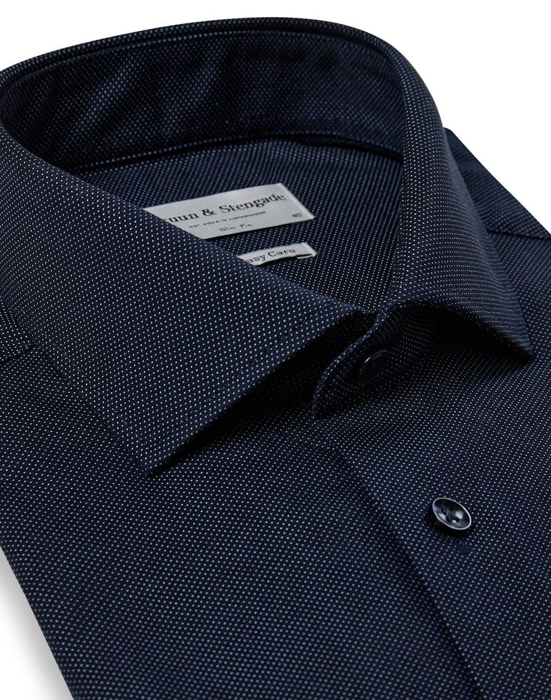 BS Arozarena Slim Fit Skjorta - Navy